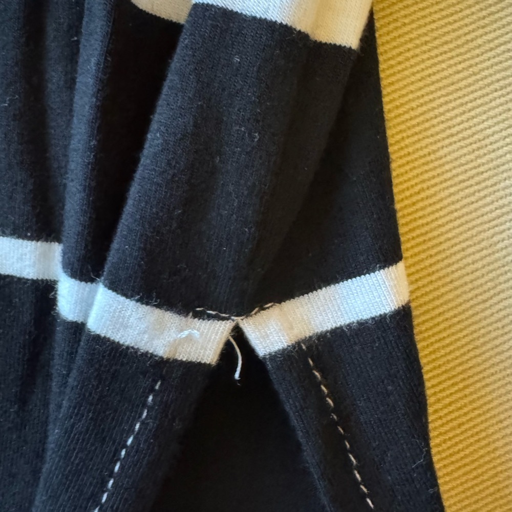Athleta Black and White Striped Maxi Skirt - Picture 6 of 7